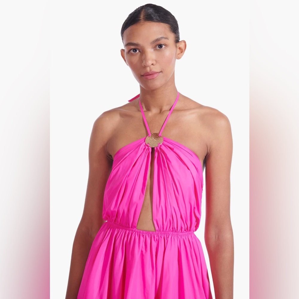 NWT STAUD DANIELLE DRESS BOUGAINVILLEA 🔥SOLD OUT DRESS🔥HOT ITEM🔥 - Picture 3 of 9